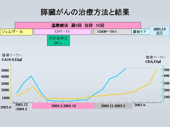 すい臓がんの治療方法と結果